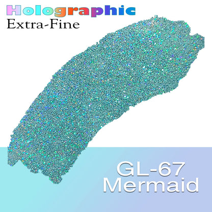 Teal Holographic Bulk Glitter