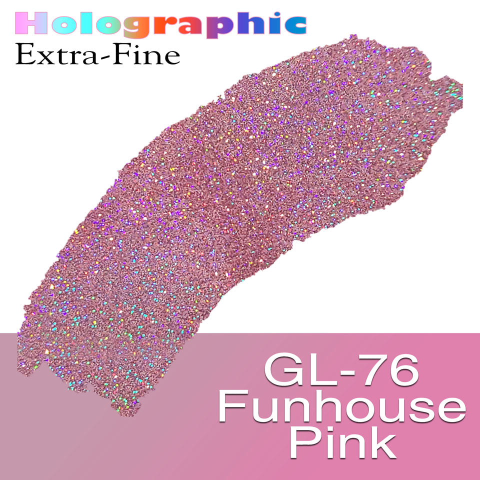 Pink Holographic Bulk Glitter
