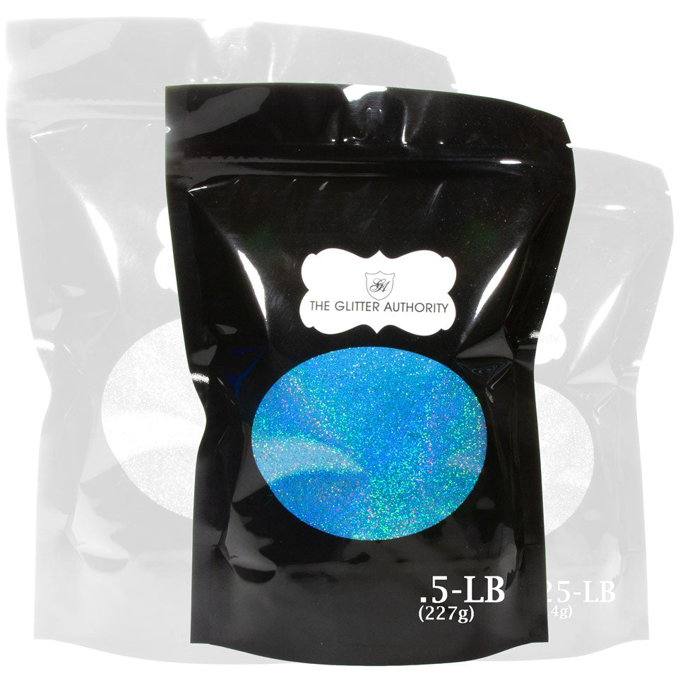 Blue Holographic Glitter - GL95 Blue Prism Extra Fine Cut .008"