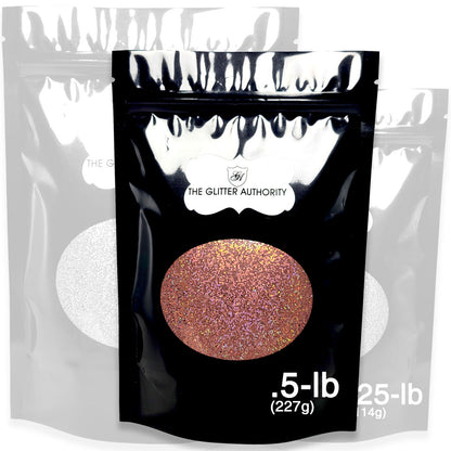 Orange Holographic Bulk Glitter - GLC-H93 (.025 Hex)