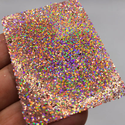 Orange Holographic Bulk Glitter - GLC-H93 (.025 Hex)