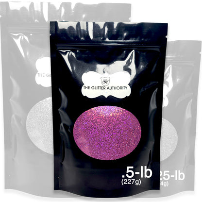 Pink Holographic Bulk Glitter - GLC-H94 Small Cut .025