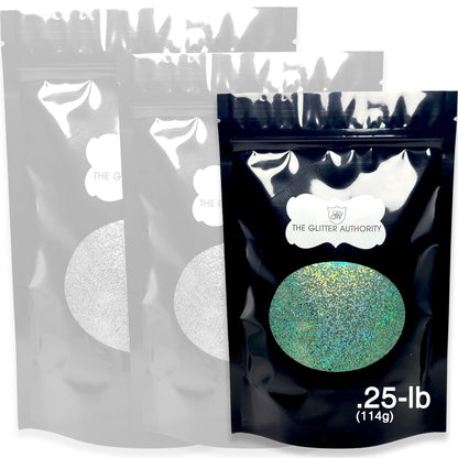 Green Holographic Bulk Glitter - GLC- H95 Small Cut .025"