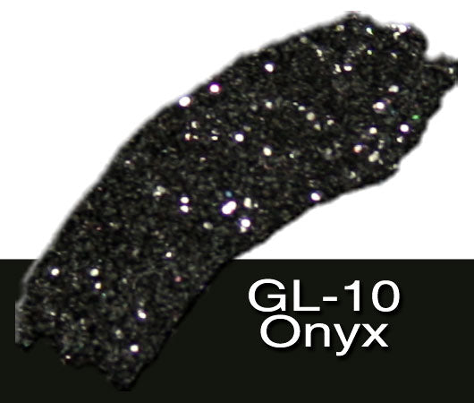 Glitter Sample (2g) in Extra-Fine Hex Cut Glitter:GL-10_Onyx