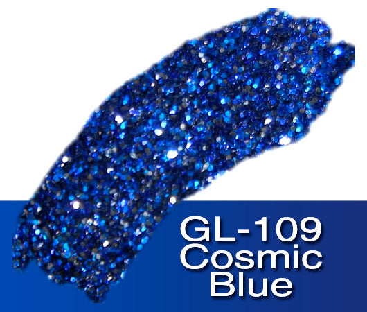 Glitter Sample (2g) in Extra-Fine Hex Cut Glitter:GL-109_Cosmic_Blue