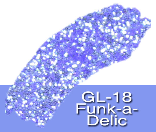 Glitter Sample (2g) in Extra-Fine Hex Cut Glitter:GL-18_Funk_a_delic