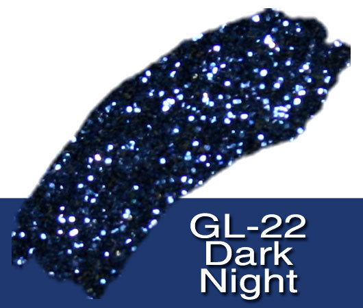 Glitter Sample (2g) in Extra-Fine Hex Cut Glitter:GL-22_Dark_Night