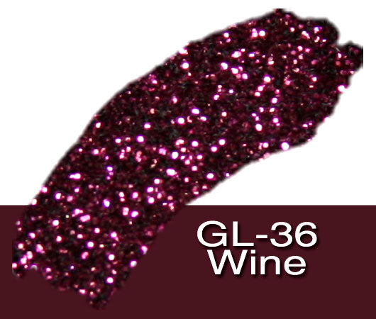 Glitter Sample (2g) in Extra-Fine Hex Cut Glitter:GL-36_Wine