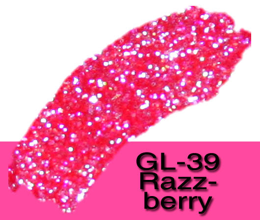 Glitter Sample (2g) in Extra-Fine Hex Cut Glitter:GL-39_Razz-Berry