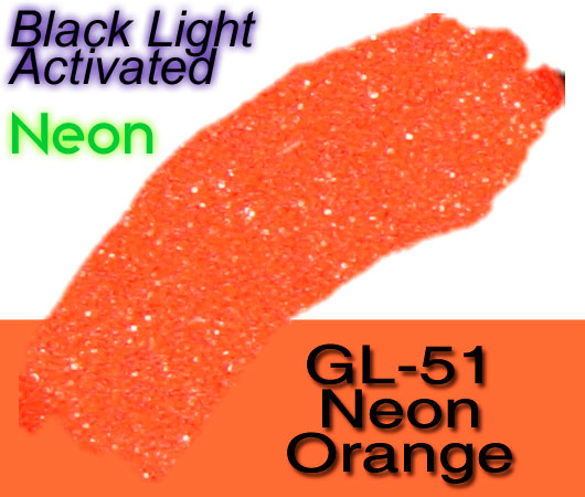 Neon Orange Bulk Glitter
