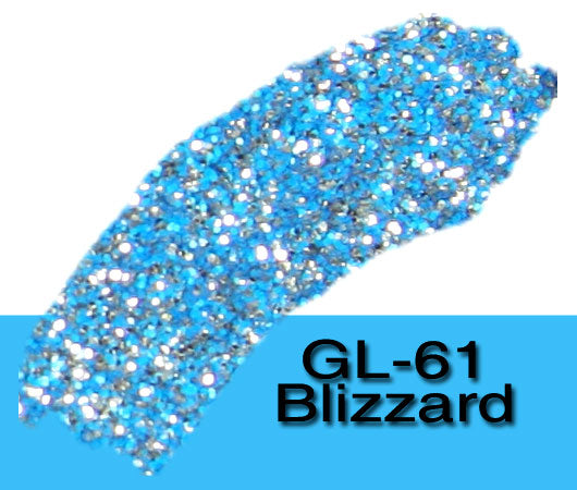 Glitter Sample (2g) in Extra-Fine Hex Cut Glitter:GL-61_Blizzard