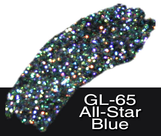 Glitter Sample (2g) in Extra-Fine Hex Cut Glitter:GL-65_All-Star_Blue