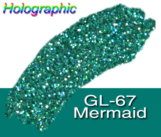 Holographic Teal Bulk Glitter - GL67 Mermaid Extra Fine Cut .008"