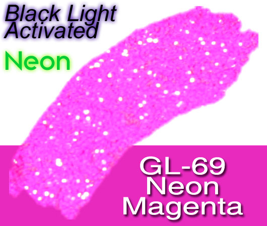 Glitter Sample (2g) in Extra-Fine Hex Cut Glitter:GL-69_Neon_Magenta