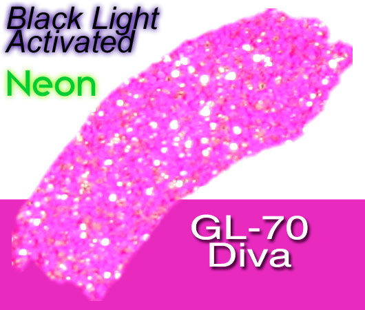 Glitter Sample (2g) in Extra-Fine Hex Cut Glitter:GL-70_Diva