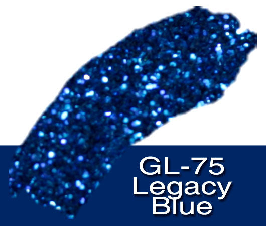 Glitter Sample (2g) in Extra-Fine Hex Cut Glitter:GL-75_Legacy_Blue