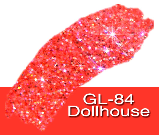 Glitter Sample (2g) in Extra-Fine Hex Cut Glitter:GL-84_Dollhouse