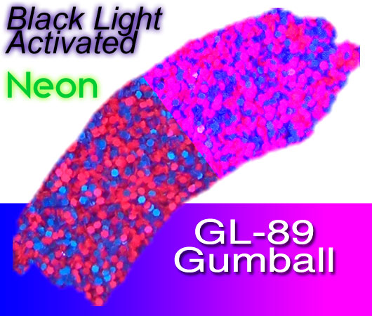 Glitter Sample (2g) in Extra-Fine Hex Cut Glitter:GL-89_Gumball