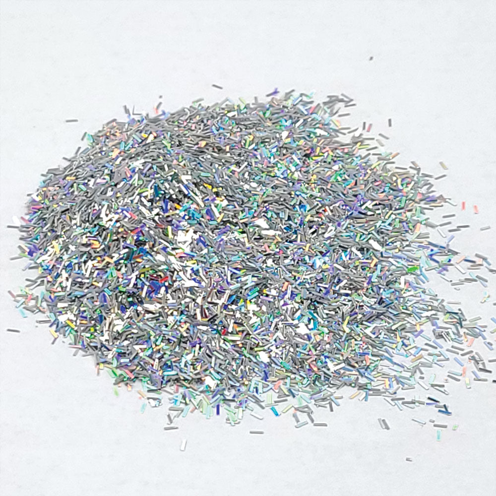 Glitter Confetti Bars - Holographic Blue –