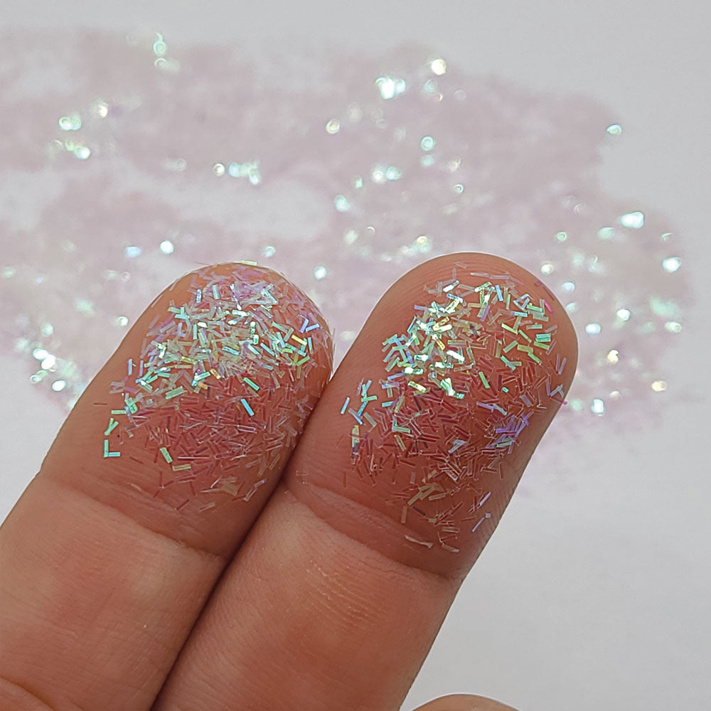 Glitter Confetti Bars - Iridescent Opal –