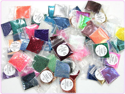 Glitter Sample (2g) in Extra-Fine Hex Cut