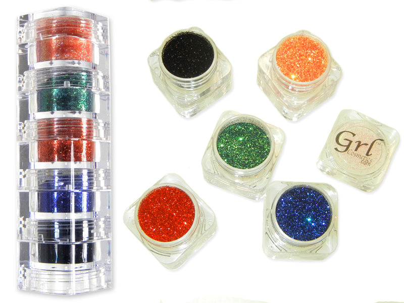 Grl Cosmetics Cosmetic Glitter - Halloween 5pc Collection