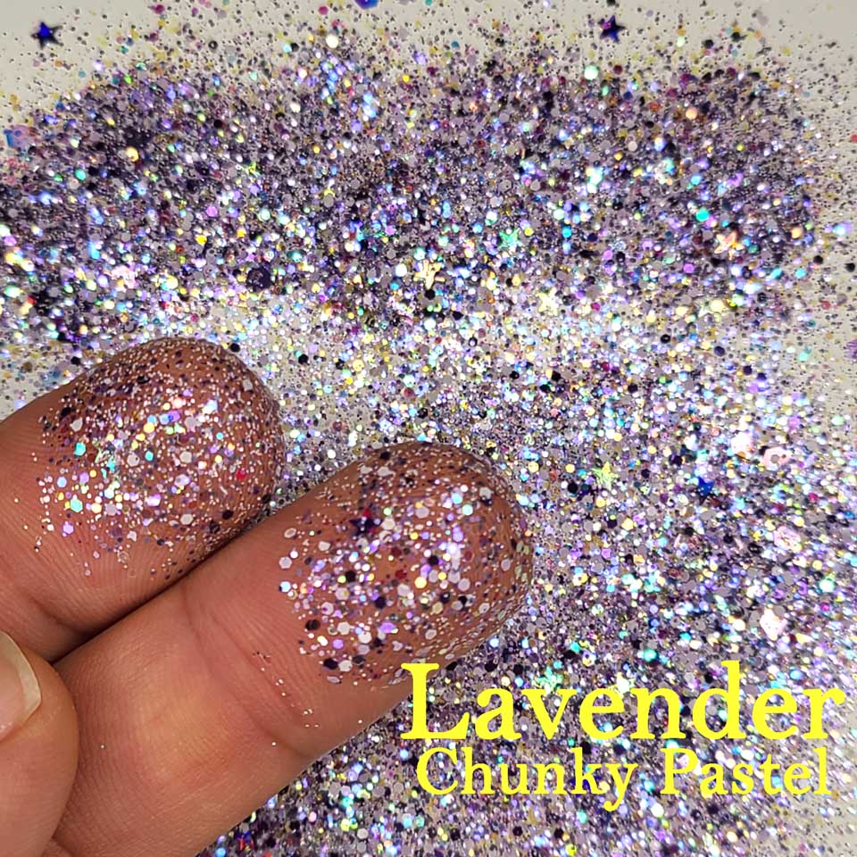 Chunky Mix, Lavender 1oz