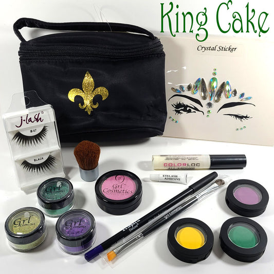 Mardi Gras Haul Makeup Kit - King Cake