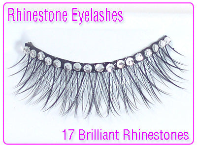 Grl Cosmetics Rhinestone Party Eyelashes #01