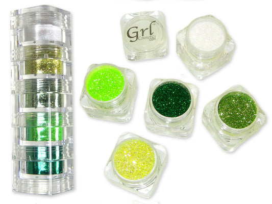Grl Cosmetics Cosmetic Glitter - St. Patricks 5pc Collection