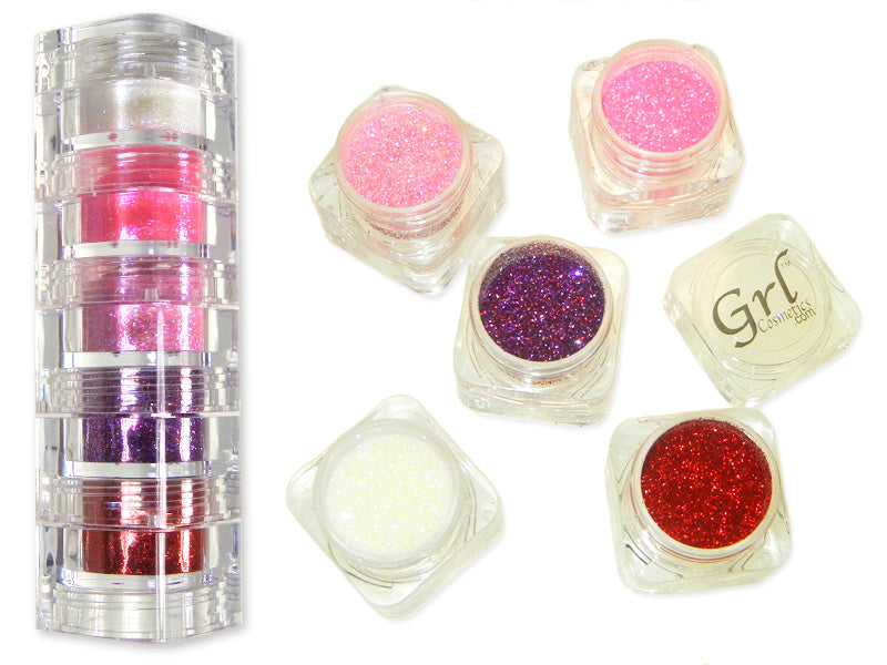 Grl Cosmetics Cosmetic Glitter  - Valentine's 5pc Collection