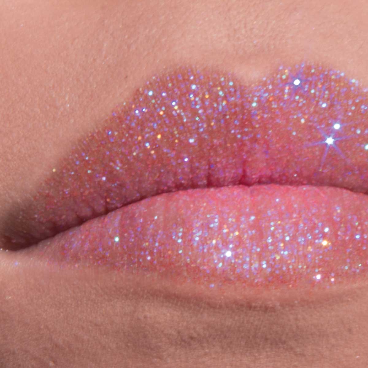 Glow Glitter Lips - Bubblegum Pink